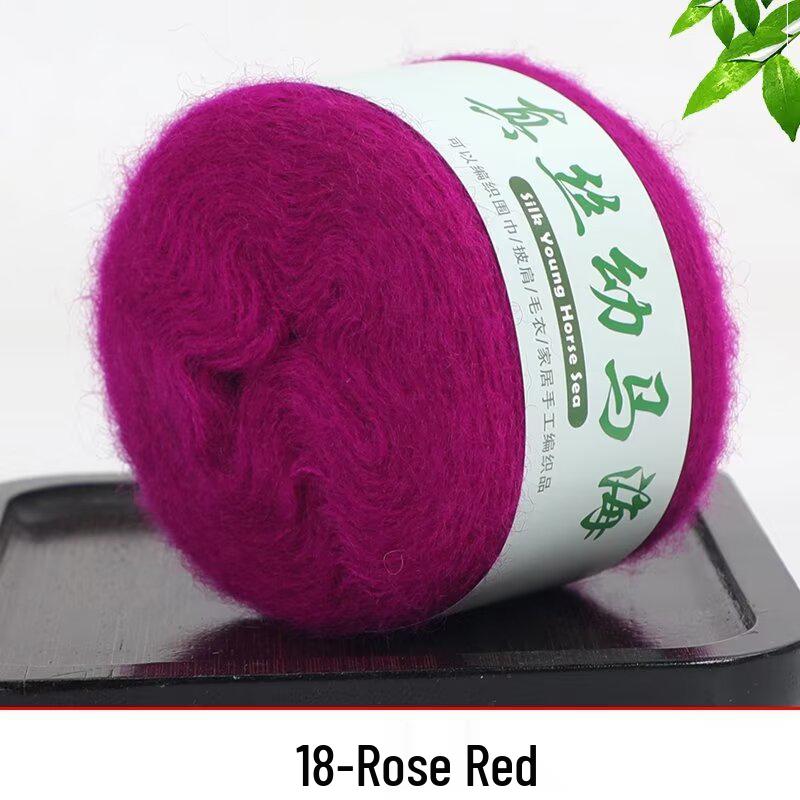 Handmade Gradient Silk Baby Alpaca Yarn for DIY Knitting: Sweater, Shawl, Scarf