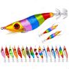 Bionic shrimp10CM-9GLuminous Wooden Shrimp Fishing Lure Squid Hook Set Big Eye Shrimp Lure Bait Night Fishing Imitation Shrimp