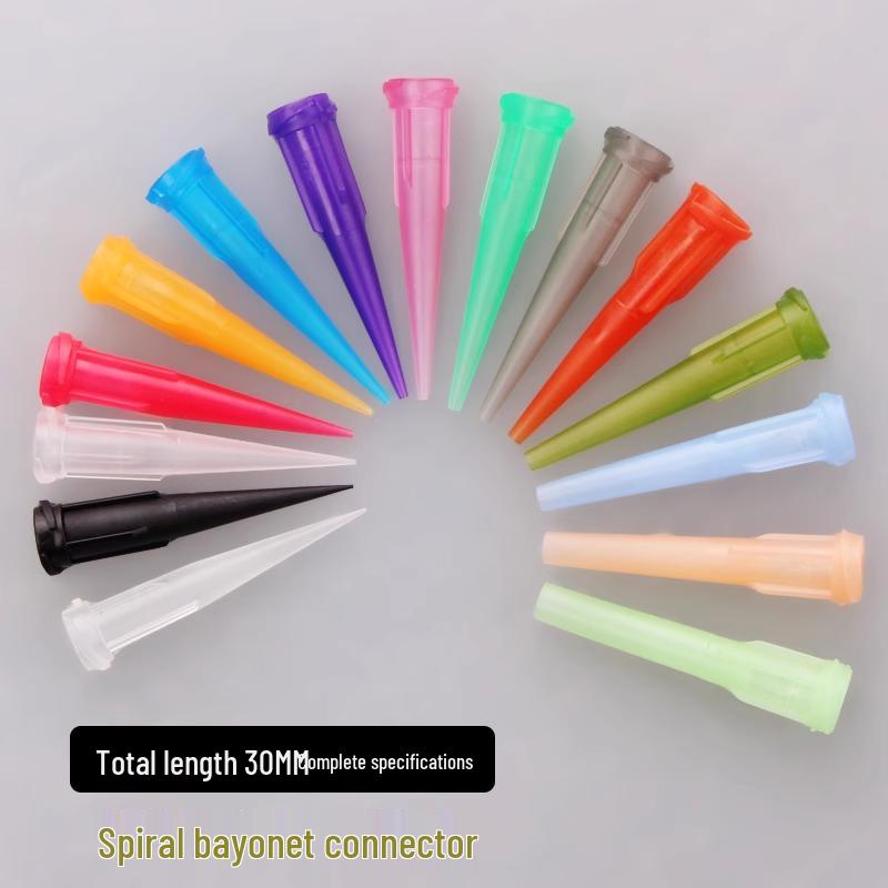 All-Plastic Slanted Dispensing Needle Tips