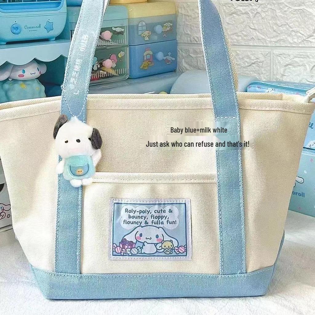Women's Large Capacity Canvas Tote Bag for School and Tutoring