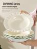 Set of 2 Creative 8-inch French Lace Plates - Classic Cream Soup Dish, 2025 Design