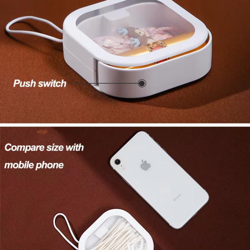Mini Storage Box Carry-on Clear Flip Portable Jewelry Pill Storage Box Square Plastic Small Storage Boxes Case Organizer Boxes