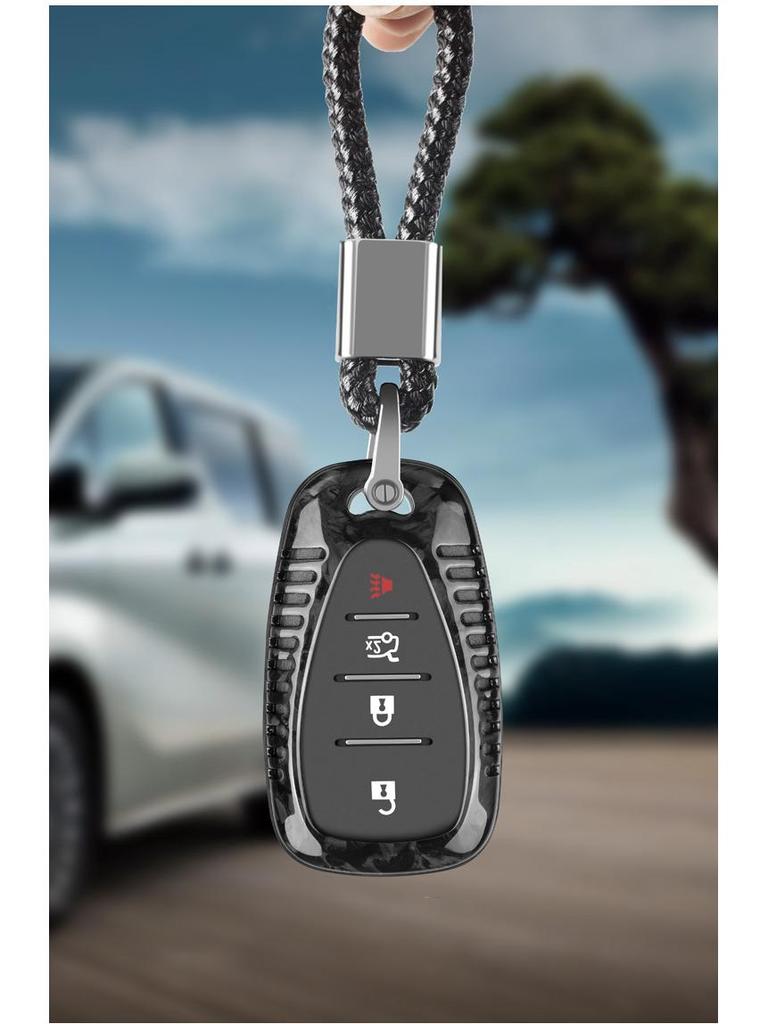 Forged Carbon Fiber Key Case for Chevrolet Camaro Bumblebee