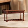 Miniature Dollhouse Wooden Table,Dollhouse Furniture,1/12 Scale Sturdy Mini Desk Model for