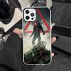 Alien Vs Predator Painted Phone Case for iPhone 13 12 Mini 11 Pro X XS Max XR 7 Plus 8 SE 6 6S 5 5S Soft Silicone Fundas Cover