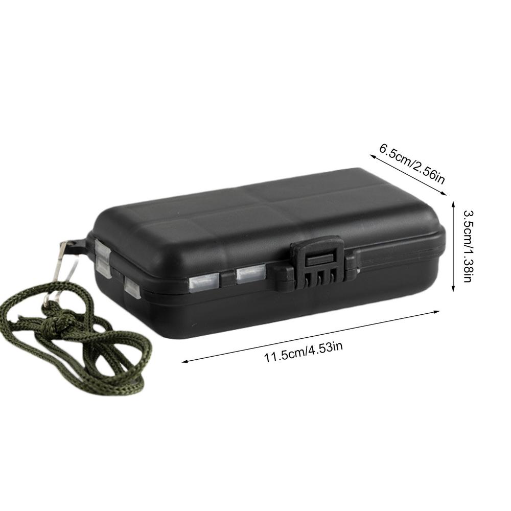 Fishing Tackle Bait Boxes, Portable Double-Sided Lure Hook Organizer, Mini Utility Lures Fishing Box
