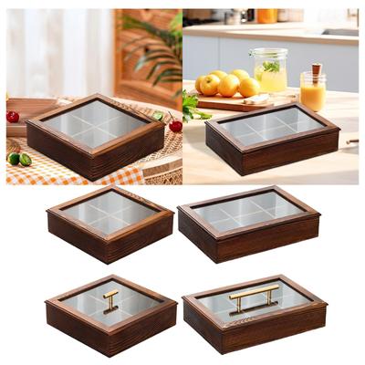 Dry Fruit Platter Tray Divided Serving Tray Snack Box with Lid Practical Decoration Party Serving Platter for Cakes Desserts