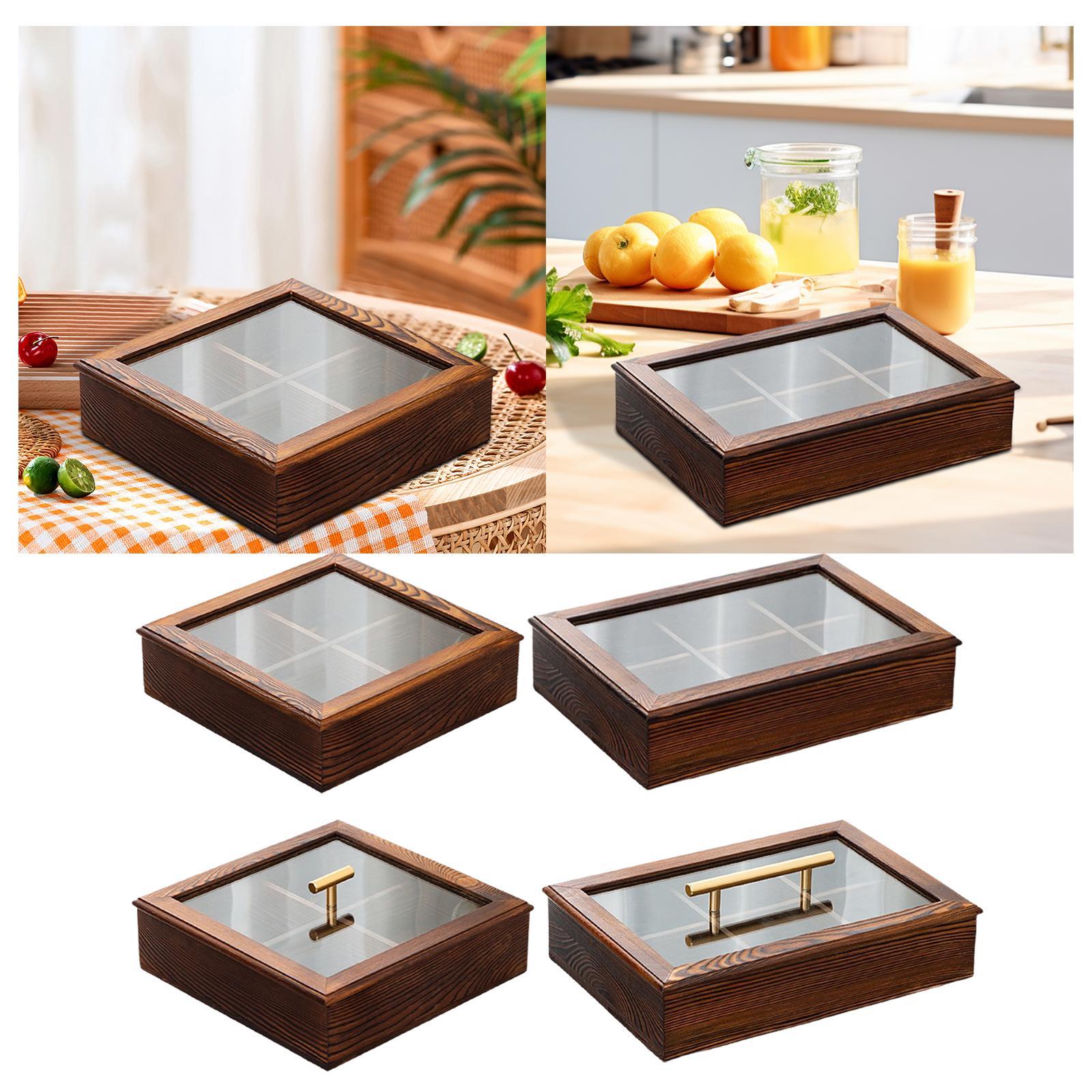 

Dry Fruit Platter Tray Divided Serving Tray Snack Box with Lid Practical Decoration Party Serving Platter for Cakes Desserts Square No Handle