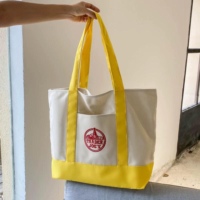 Sac fourre-tout mode écologique Trader Joe's - Sac à bandoulière en toile durable