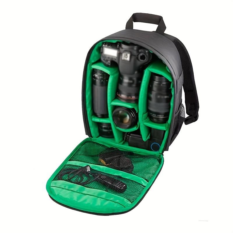 Multifunctional Waterproof DSLR Camera Backpack Shockproof Padded Camera Bag with Adjustable Dividers Lightweight Photography