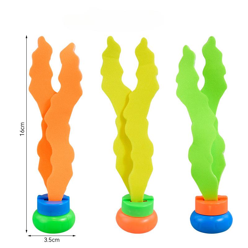 Bath Toys Seaweed Shark Gem Diving Toys Bracelet Cognitive Floating Toy Colorful Summer Beach Toy Swimming Pool Toddler Toy Gift