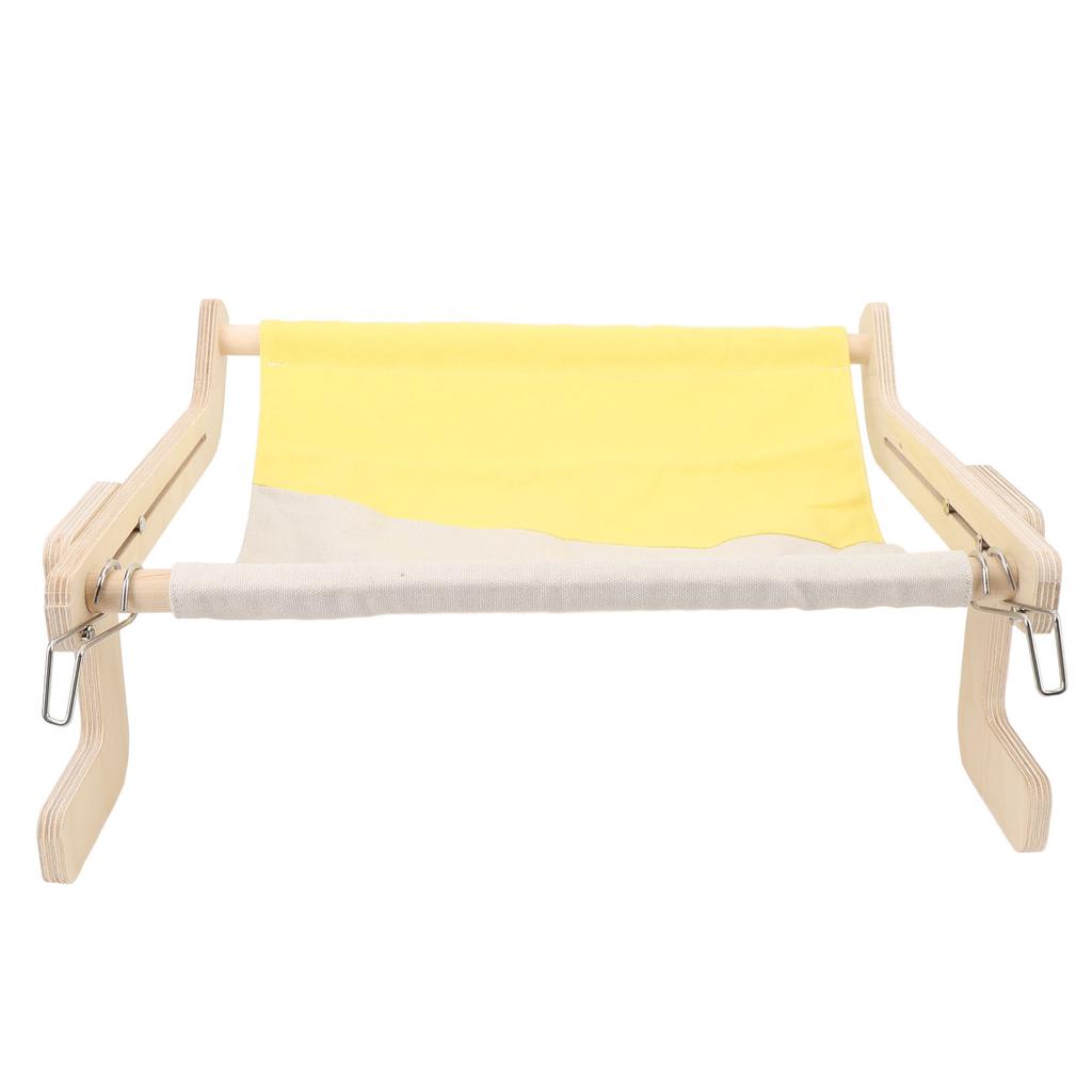 Cat Window Perch Wooden Hanging Window Cat Hammock Sturdy Frame Cat Sleeping Bed Seat Shelves for