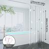Star and Moon Galaxy Pattern Shower Curtain, Warm Element Design, Full of Atmosphere, Bathroom Shower Partition Curtain