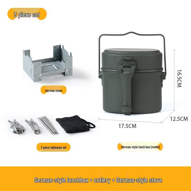 Aluminum Outdoor Camping Mess Kit