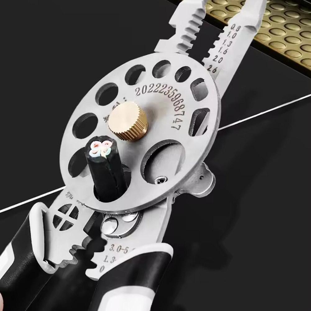 Multifunctional Electrical Wire Stripper Crimper For Wire Stripping, Pressing ,wire Pulling Wire Stripping Tool K4w1