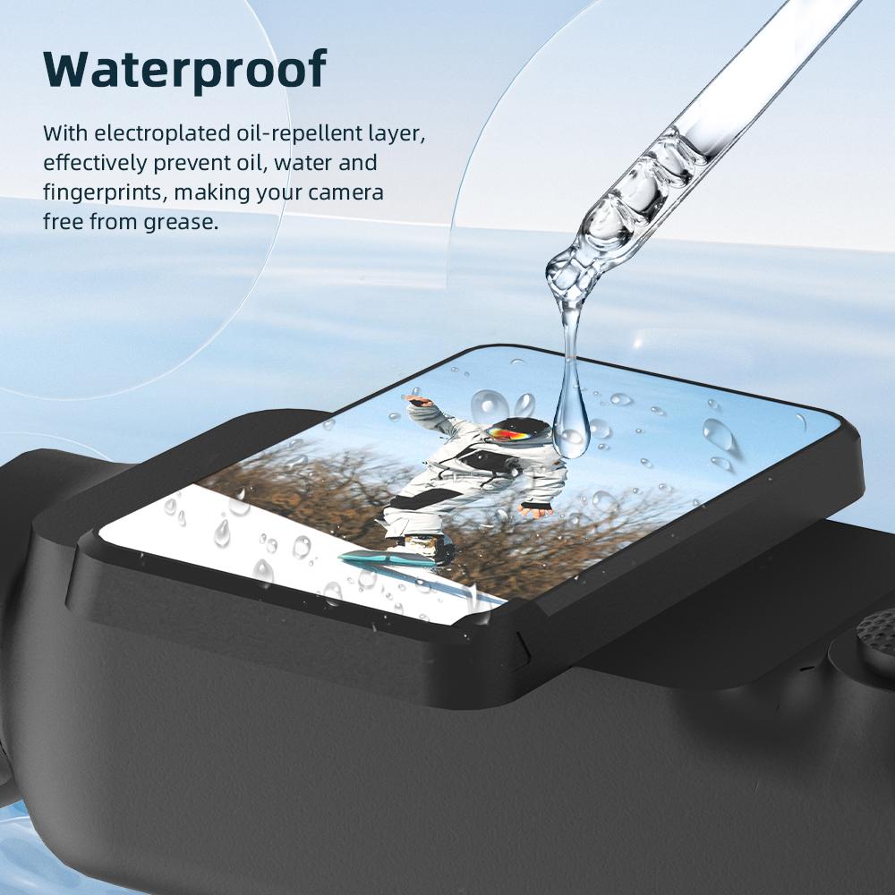 BRDRC Tempered Glass for DJI OSMO Pocket 3/4Screen Protector For Pocket 3 Protective Film Anti-Scratch Gimbal Camera Accessory