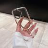 Crystal Color Magnetic Phone Case for Apple 17 Pro Max with Trendy Metal Lens Frame and Large Hole