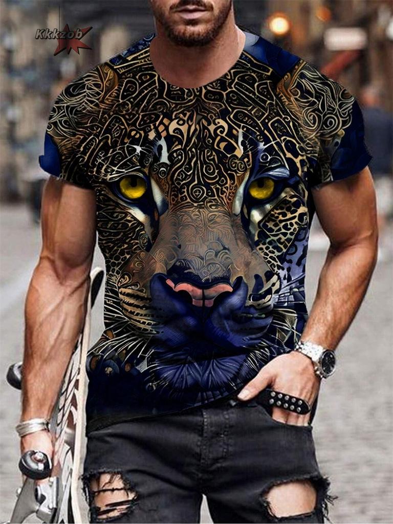 Vintage Animal Eagle 3D Printed Men's T Shirts Casual Short Sleeve Tee Shirt Fashion Outfits Streetwear O Neck Oversized Tops