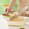 Zhishi Rectangular 304 Stainless Steel Lunch Box Set