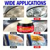 Car Headlight Restoration Paste, 30ml Headlight Polishing Compound, Removes Oxidation and Yellowing, Repairs Scratches and Haze,