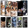 Cartoon Cute Cats Silicone Phone Case For Samsung Galaxy S23 S24 S22 S21 S20 FE Ultra 5G S10 S10E S9 S8 Plus Cover Bumper