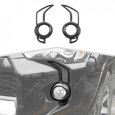 2pcs Front Fog Light Decor Frame Cover Trim Bezels For 4Runner 14+ SR5/ TRD Pro