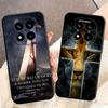 God Jesus Pray Cross Bible Soft Phone Case for Xiaomi Redmi Note 12 13 14 15 Pro Plus 11 12S 11S 11T 10 4G Black Cover Back Shel