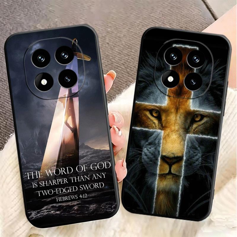 God Jesus Pray Cross Bible Soft Phone Case for Xiaomi Redmi Note 12 13 14 15 Pro Plus 11 12S 11S 11T 10 4G Black Cover Back Shel