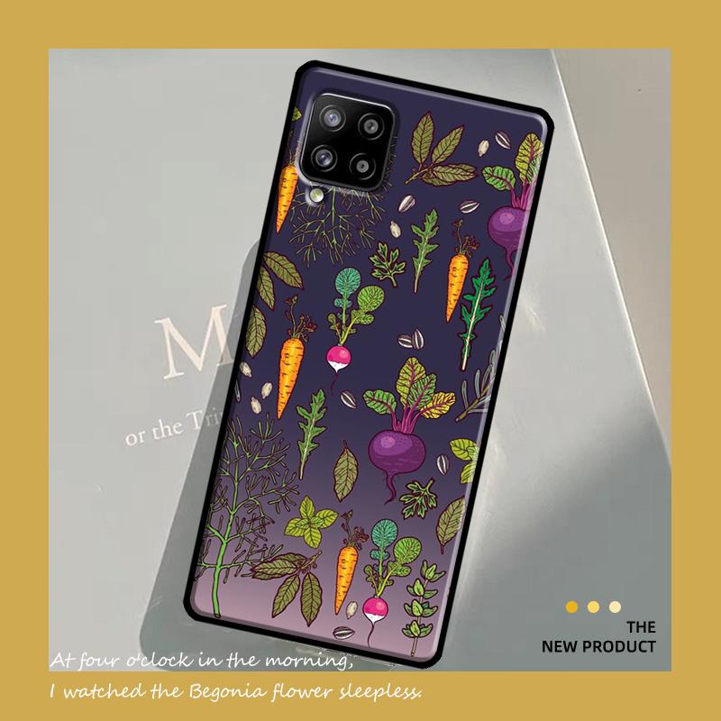 Carrot Vegetable Food Case For Samsung Galaxy A54 A34 A52 A32 A22 A12 A13 A14 A23 A33 A53 A73 A51 A71 Cover