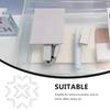15Pcs Fixed Buckle Corner Code Transparent Bracket Acrylic Braces Clear Angle Connectors Storage Cases Home Decor Figurines