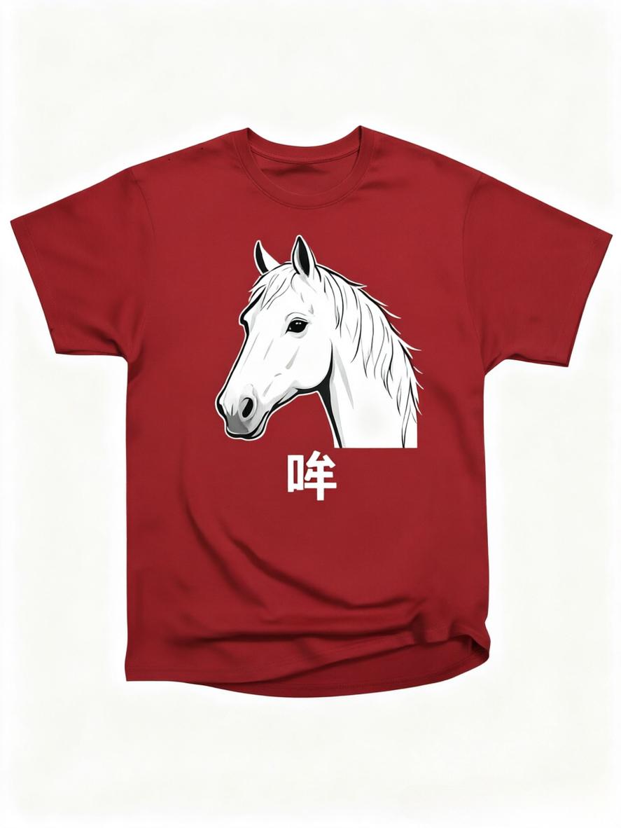 

Humorous Neigh Horse Meme TShirt Unisex Women Casual Loose Summer Funny Animal Tee M