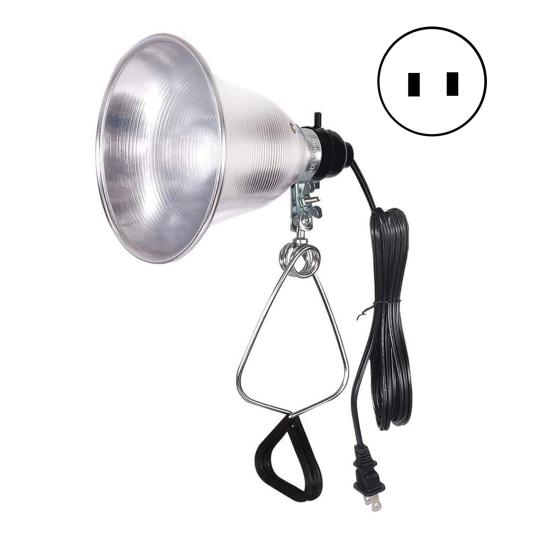 Svěrka žárovky na žárovku plazů 300W s hliníkovým reflektorem US Plug Univerzální stolní lampa Terárium Tepelná lampa Indoor Grow Light