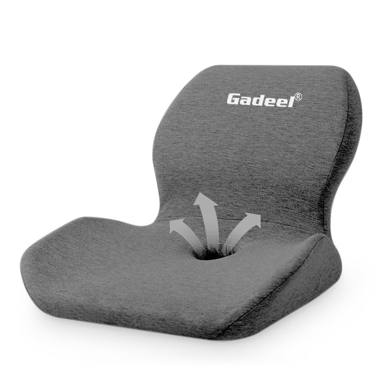 

от Gadeel пена с эффектом памяти боль в спине поясничный тазовый осанка боль в спине полая ягодица моющийся для подарка [Рекомендовано мануальными терапевтами] подушка, подушка, подушка, серый