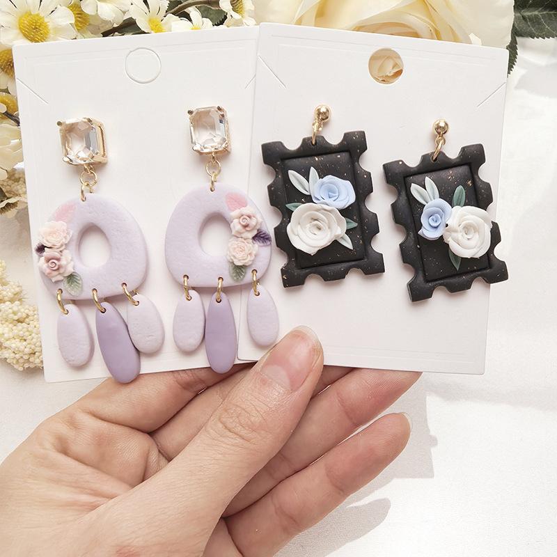 Unique Shaped Polymer Clay Molds Clay Cutting Molds Tools For Diy Earring Jewelry Ornaments