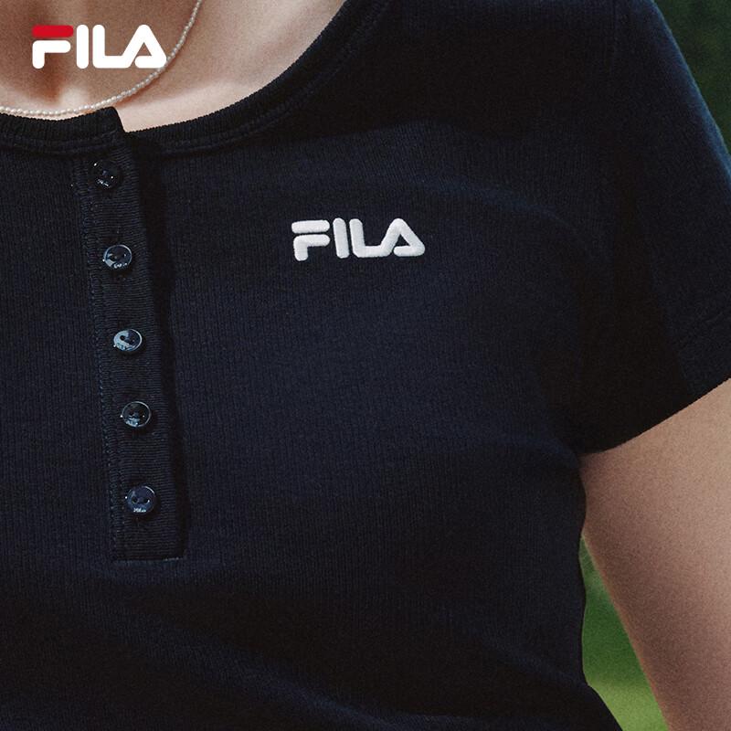 Fila Women's Slim Fit Knit Short Sleeve T-Shirt