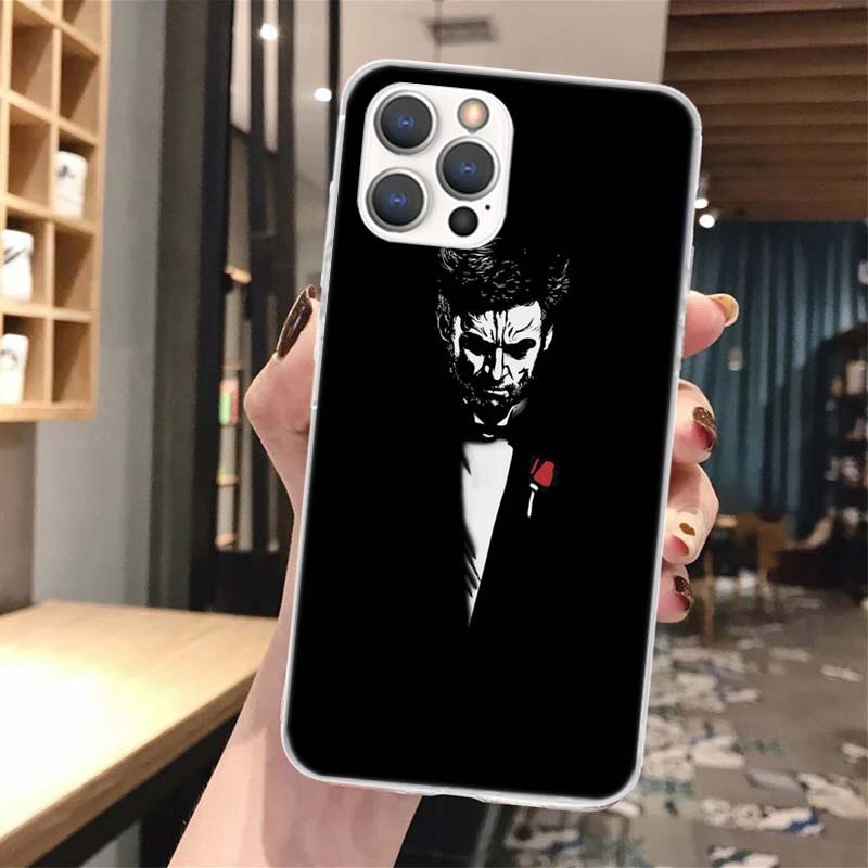 Man Suit Shirt Tie Soft Phone Case For iPhone 17 Air 16 16E 15 14 Plus 13 Mini 12 11 Pro Max X XR XS 7 8 + SE 2020 Pattern Cover
