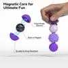 4/8 pieces Magnetic Sensory Silicone Ball Hand Touch Ball Soft Massage Training Raised Point Waist and Back Foot Massage Ball
