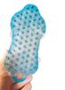 Hario Glutte Hard Dog Brush, Washable, for Brushing, Massage, and Cleaning, Washable, Blue