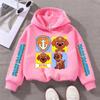 Paw Patrols Sweatshirt Chase Skye Anime Cartoon Print Cotton Fashion Casual Sports Thin Tops Spring Autumn Kids Clothes Gifts
