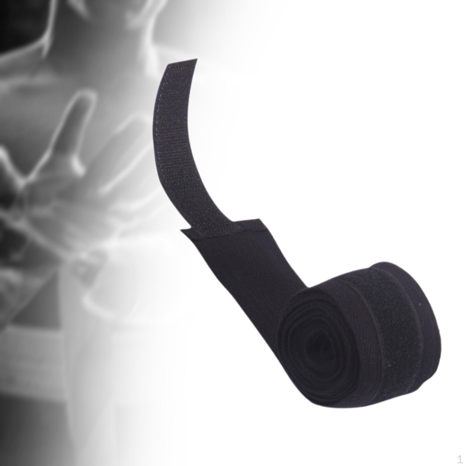 

Боксёрские бинты для рук Бинты для кикбоксинга Дышащие внутренние перчатки для спарринга Ремешок для 2.5m чёрный