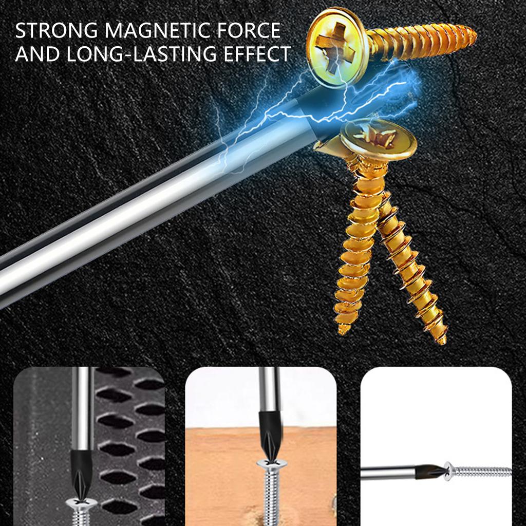 Pack of 10 Magnetic Insulated Screwdrivers with Chrome Vanadium Steel Dual Head Tips for Home Repair and Electronics Maintenance