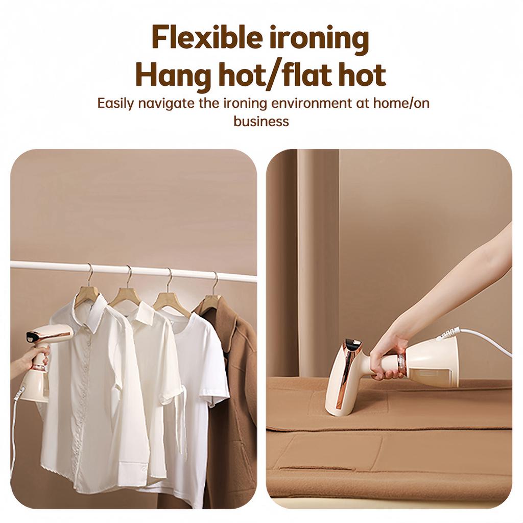 Handheld Steamer for Clothes Wrinkles Remover Portable Handheld Garment Steamer with Fabric Brush 3 Steam Setting Steamer
