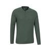Mountain Warehouse Mens Selby Waffle Henley T-Shirt