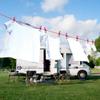 1 Pc Outdoor Portable 12 Clips Clothesline Multifunction Windproof Clothes Hanging Rope Camping Traveling Laundry Line