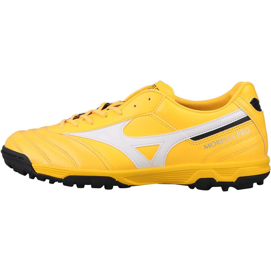 Mizuno Morelia 2 Rro AS Comfortable Versatile TF (Rubber Studs) Non-Slip Wear-Resistant Soccer Shoes Men Soccer Shoes Yellow White P1GD221401