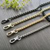 Chain Pendant Shoulder Bag Strap - Lightweight Metal Crossbody Accessory with Buckle