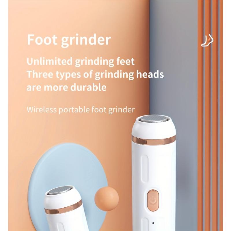 [Electric Foot Massager] Rechargeable Cordless Electric Foot Massager | High-Speed 3000 RPM, Ergonomic Design with Adjustable Heat & Pressure