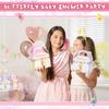 TaoBary 24 Pcs Floral Fairy Treat Boxes Floral Fairy Garden Goodie Party Favor Butterfly Theme Gift Boxes for Girl Birthday Baby Shower Party