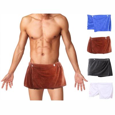 Men's Bath Towel Culottes Sexy Shorts