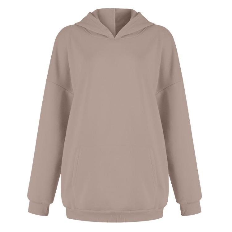 Übergroßes Sweatshirt und Jogginghosen-Set 2-teilige Damen-Outfits Hoodie Herbstmode Trainingsanzug mit Taschen